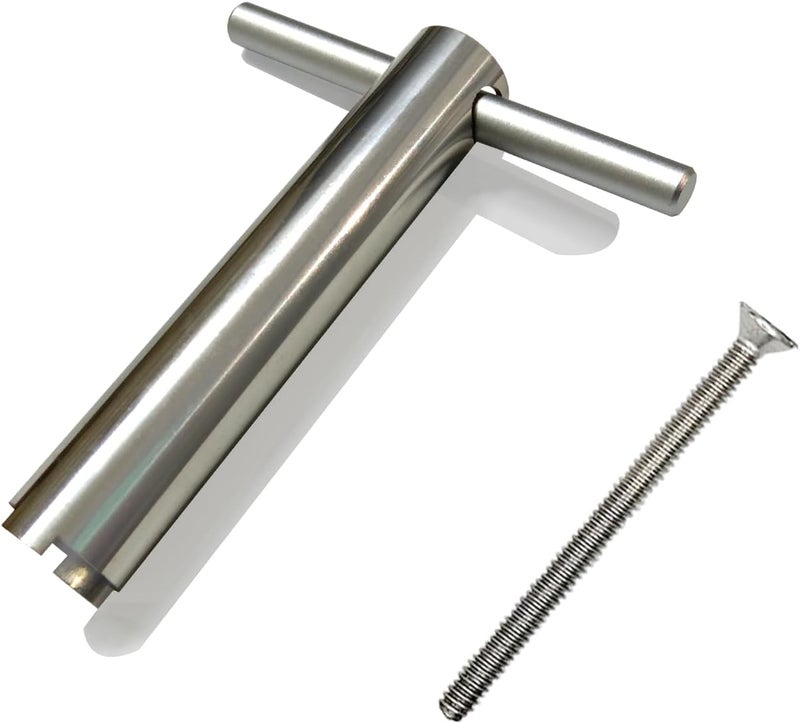 Welvzen Upgraded Retainer Removal Tool & Screw Set for 1224 Cartridge with Handle, Easy to Push & Pull Rebuild Puller Kit for 1224 Retainer Faucet Replacement Repair Parts - Image 1